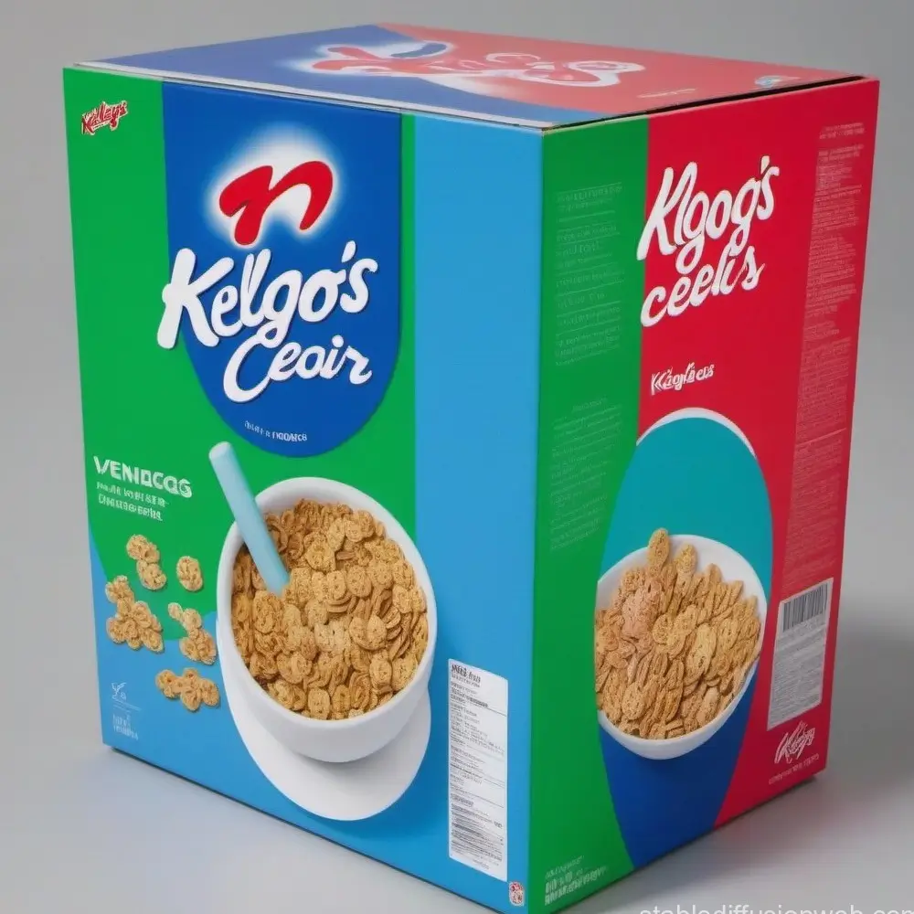 Blue Cereal Box 1
