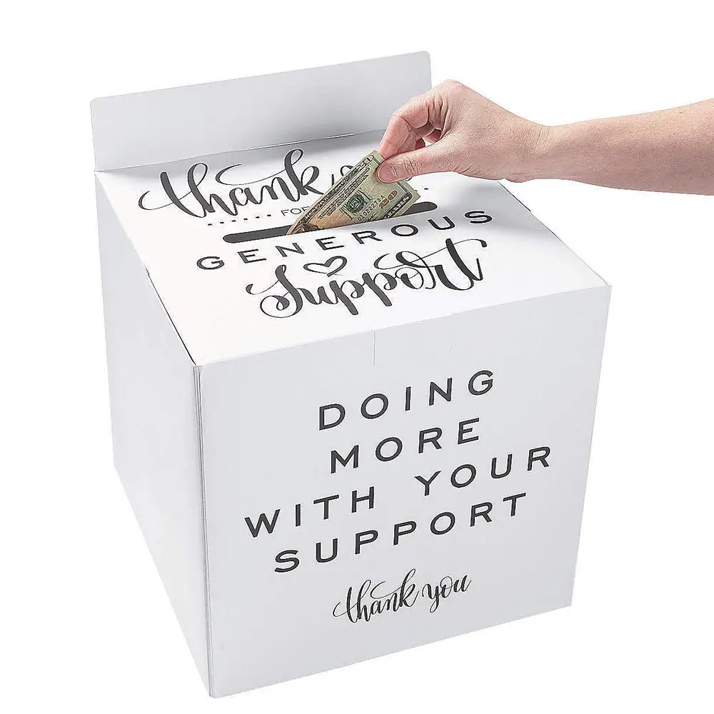 Cardboard Donation Box2