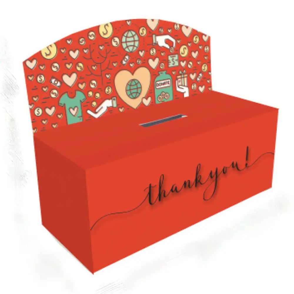 Cardboard Donation Box3