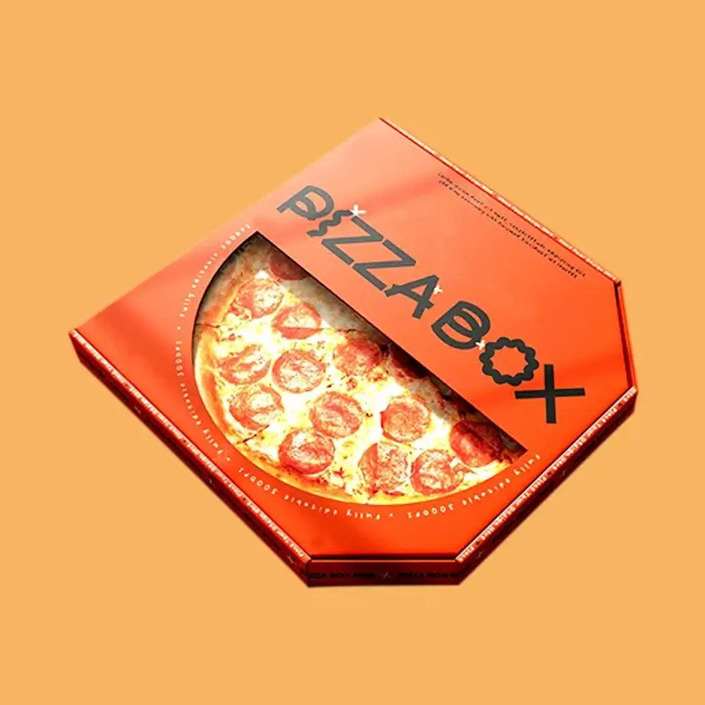 Custom F-flute Pizza Window Boxes3 (1)