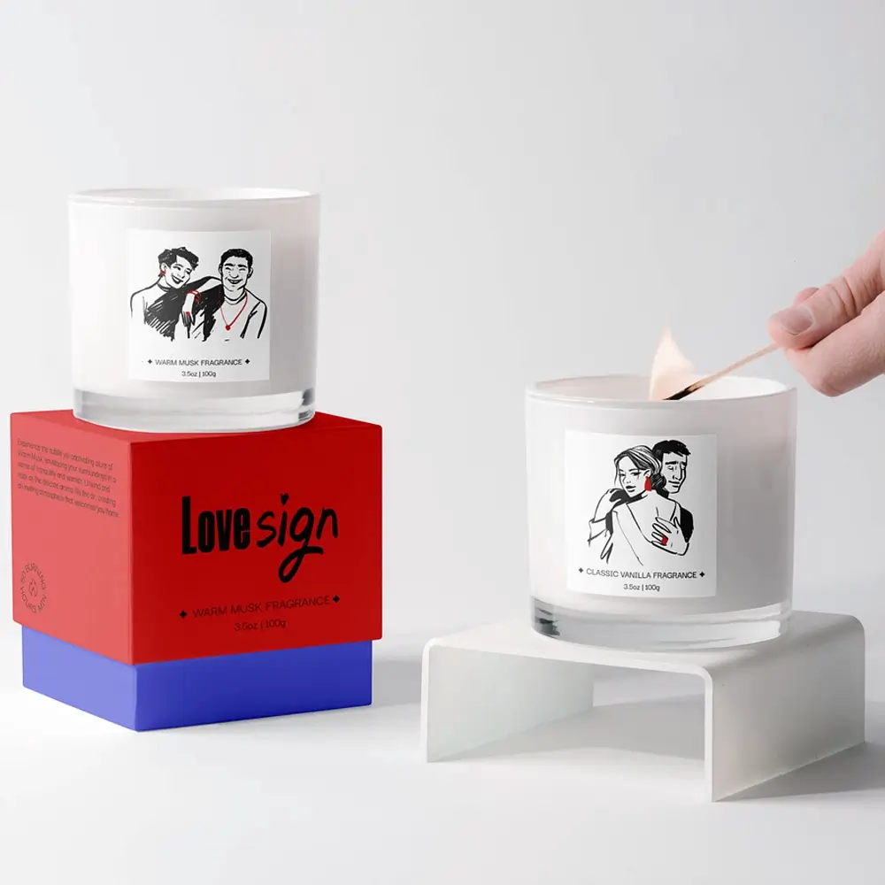 Custom Two Piece Candle Boxes 1