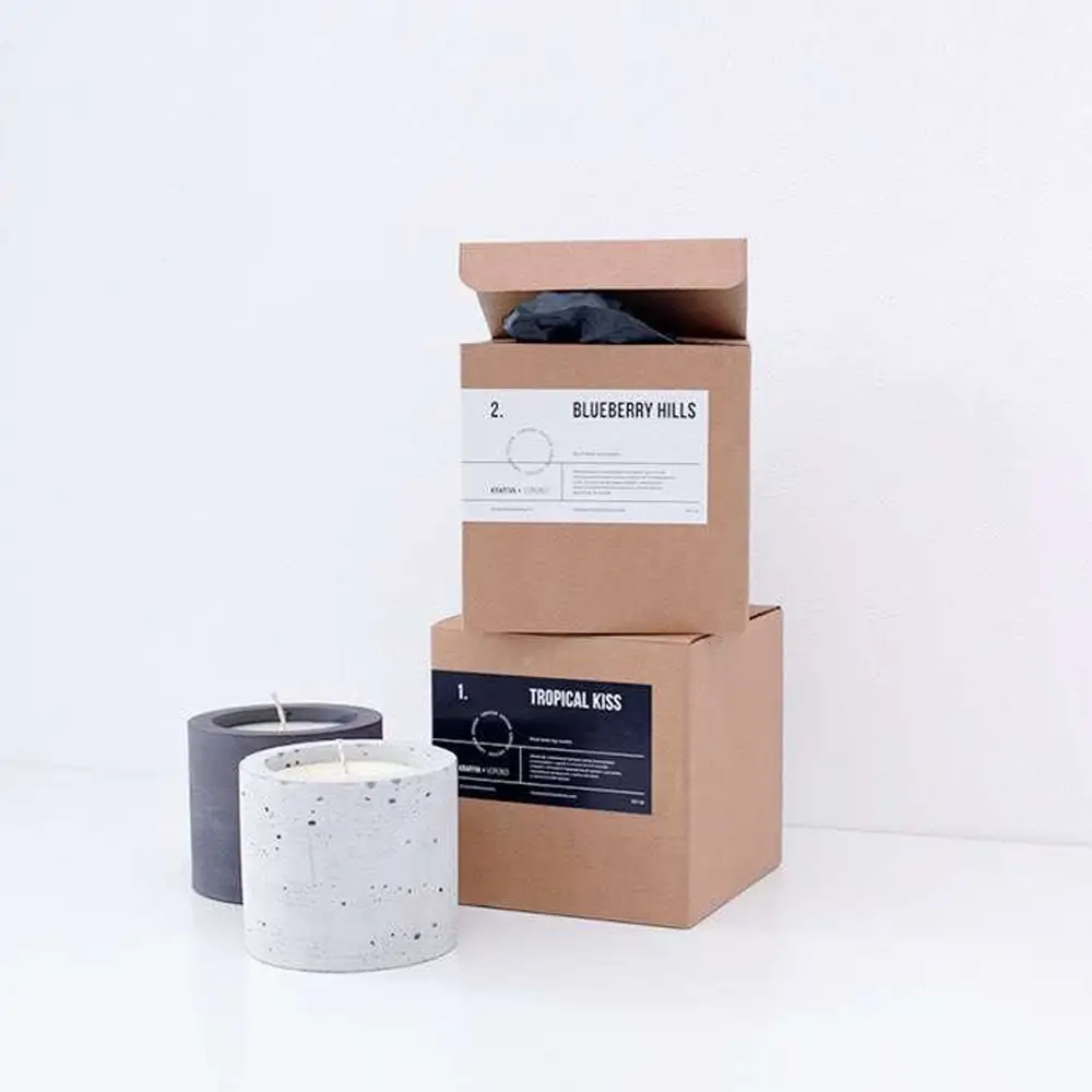 Kraft Candle Box3